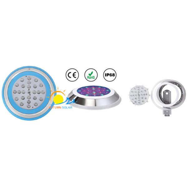 12V LED Swimming Underwater Pool Lights Ultra Thin With Full Silicone Sealing Lamp