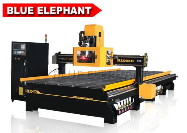 Quality Large Size Atc Spindle Cnc Router Safety Operation With Hsd 9kw Atc Spindle for sale