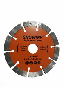 Wholesale 4&quot;(110mm) Segment Cutting Blade,Diamond Saw Blades with 10 Teeth Segment for Marble/Conceret/Granite Dry Cutting. from china suppliers