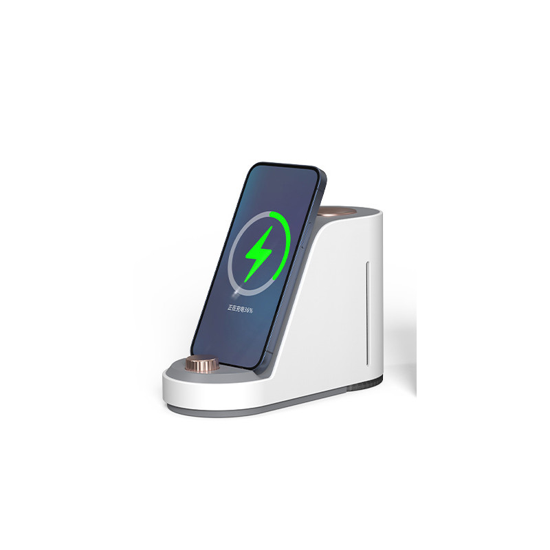 Wholesale 10W Multi Function Wireless Charger With Ultrasonic Aroma Humidifier from china suppliers