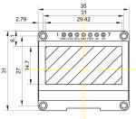 1.3" Oled Display Display Oled Display 1.3" OLED 128x64 Display Module SH1106