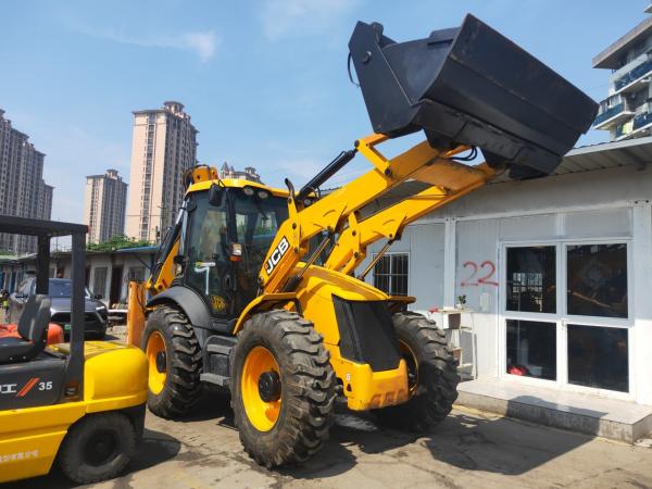 Quality                  Used Original Jcb 4cx with Telescopic Boom Secondhand Backhoe Loader with Extendable Arm              for sale