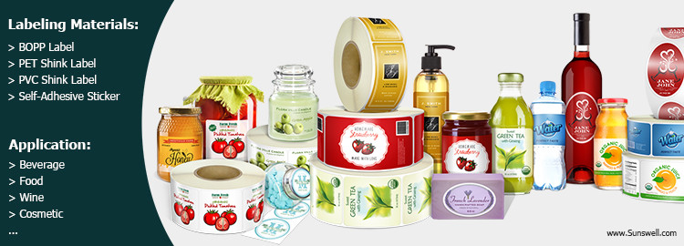 Fully Automatic Rotary Type Three Side Sticker Labeling Machine For Bottles