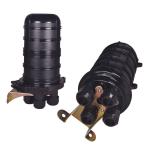 NAP FTTH Fiber Optic Splice Closure / Dome Enclosure Silicone Rubber Mechanical