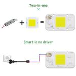 110V Led Cob Module NO Need Driver LED Matrix Chips Cold White