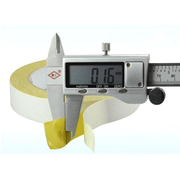 Yellow Tissue Cotton Paper Industrial Strength Double Sided Tape Roll