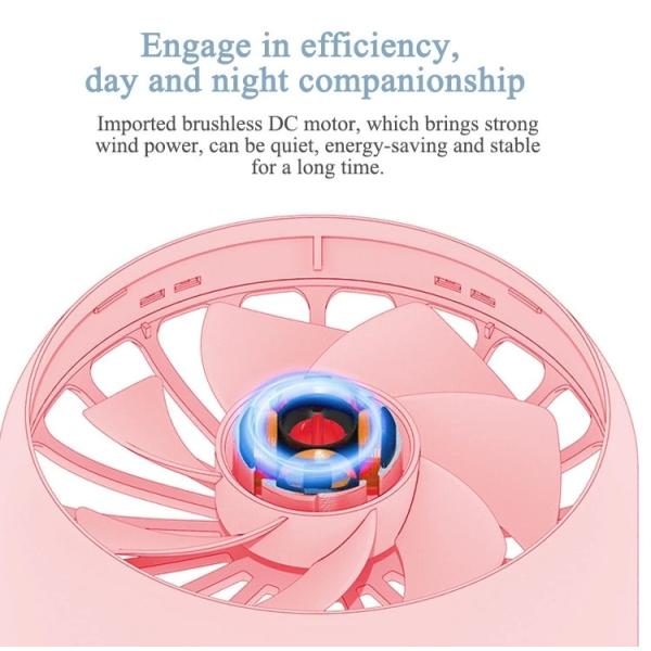 900mAh Rechargeable Portable Handy USB Charging Mini Fan