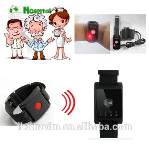 China Elderly Alarm Wrist Panic Button Emergency Calling System on sale