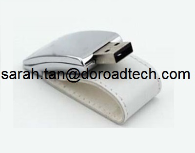 Hot Selling Colorful Leather USB Flash Drives with Real Capacity