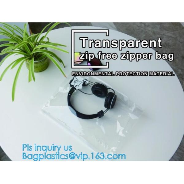 plastic slider zip lock plastic cosmetic bags with customer printing, stand up zipper bag/mattress storage bag with zipp