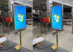 Customized design LCD MONITOR golden color frame for casion table casion trend