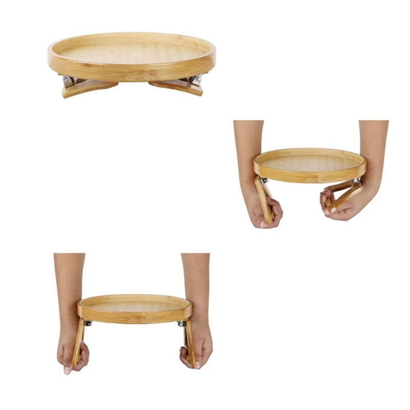 Sofa Table for Wide Couches. Couch Arm Tray Table, Portable Table, TV Table and Side Tables for Small Spaces. Stable Sofa Arm Ta