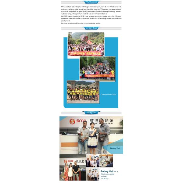 IP68 SRNE MPPT 10A Solar Panel Charge Discharge Controller For Street Light