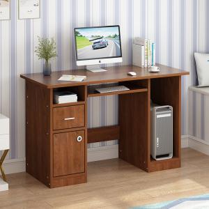 China Anti Scratch Computer Office Desk , L1200mm Wooden Desktop Computer Table on sale