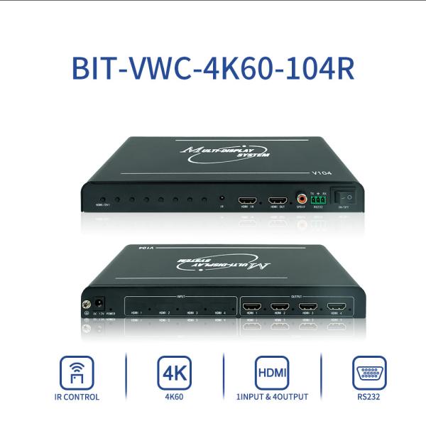 High reliability 4K multi monitor HDMI 2.0 input interface for multi desktop