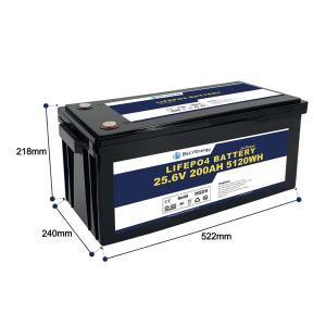 China Bely Energy grade A 24v 200ah lifepo4 battery Rv Solar Lifepo4 Marine Battery Deep Cycle on sale