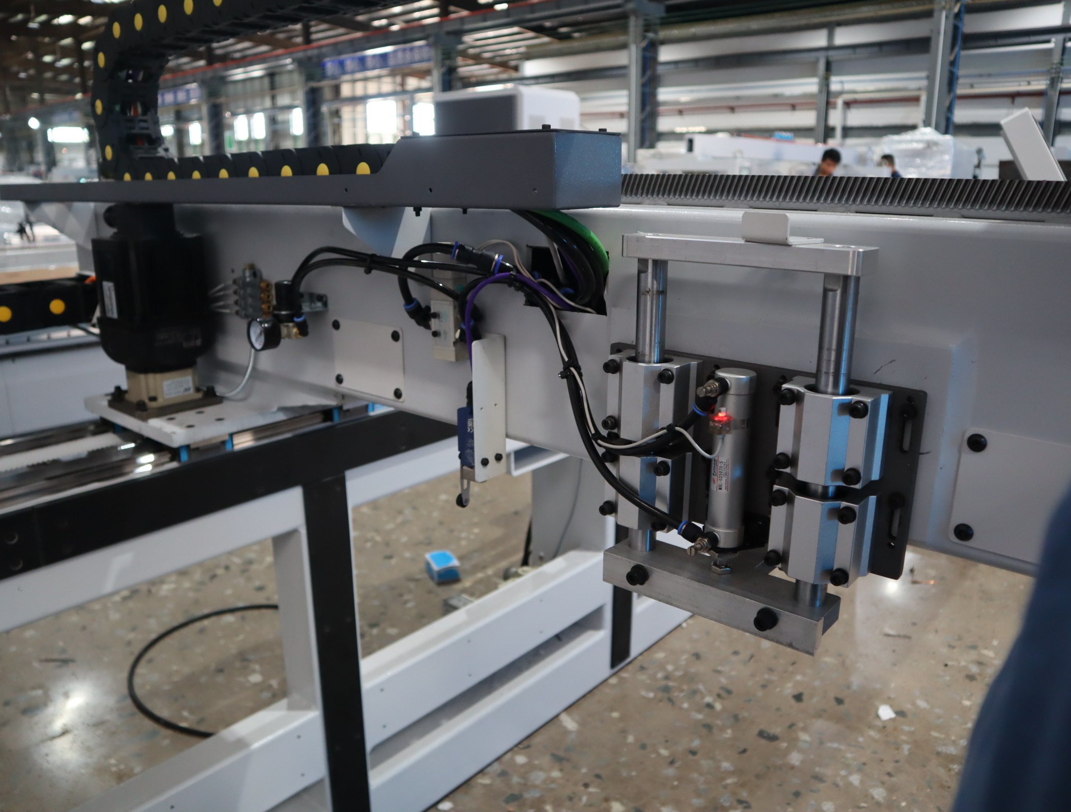 ACM Fabricated CNC Panel Router Flexible With Labeling System Loading Unloading 26kw