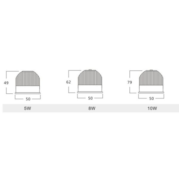 DC jack led spot light