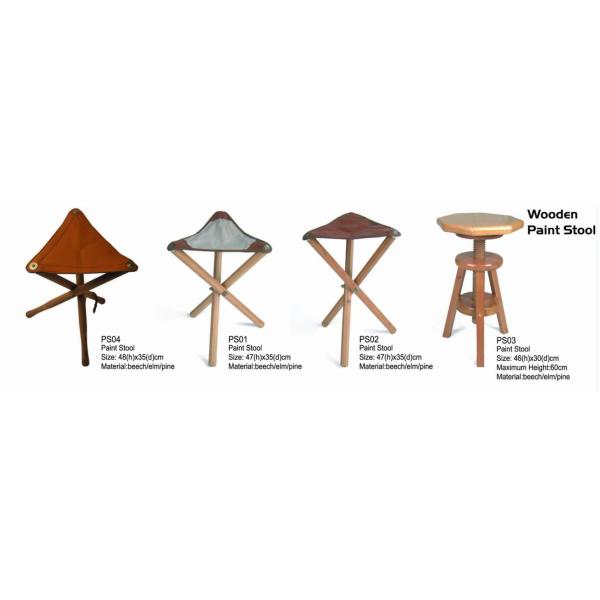 Wooden Tripod Foldable Artist Painting Easel Durable Canvas Stool For Outdoor Painting