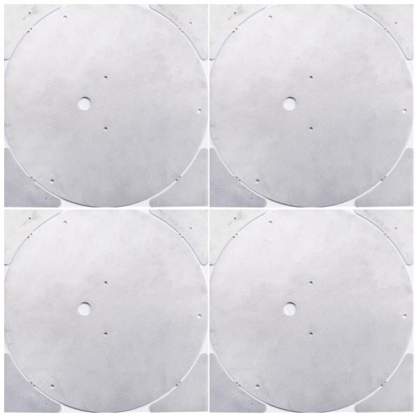 Led Al Aluminum PCB Board 1.6mm White Solder Mask Single Layer ODM