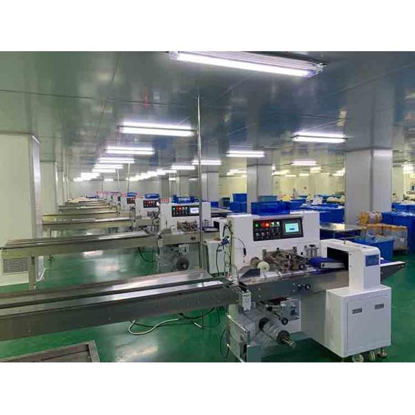 220V Gloves Automatic Flow Packing Machine / Wrapping Machine Servo Driven 2.8KW