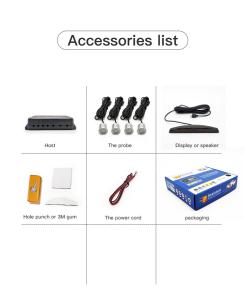 RoHS Vehicle Detection Parking Sensor Systems Quake Proof 2.5W Power