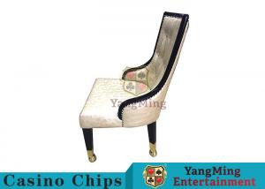 China Anti - Corrosion Baccarat Casino Leather Chair With Castors Can Customized on sale