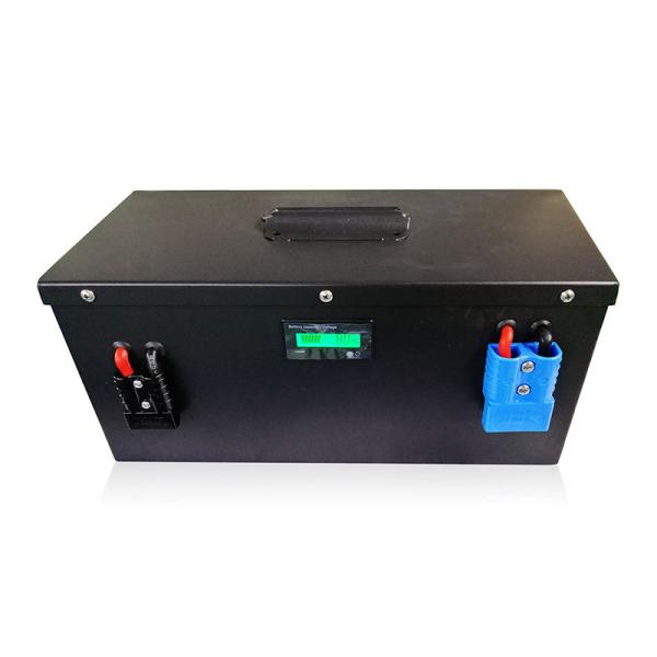 Quality AGV 24V 80Ah Lithium Ion Forklift Batteries With LED Screen for sale