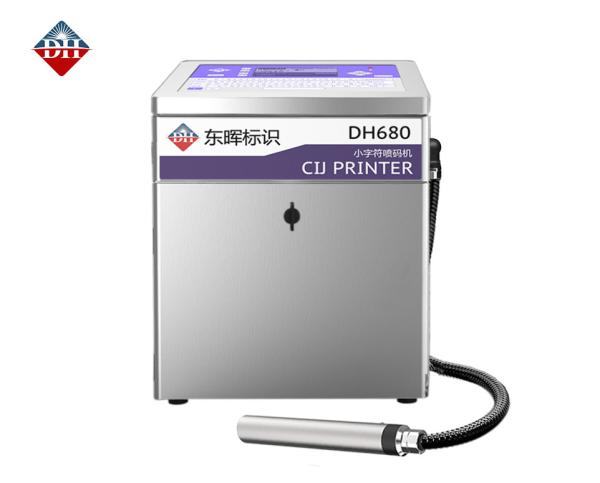 Quality DH680 small character CIJ continuous inkjet printer,Fully automatic date printing equipment for sale