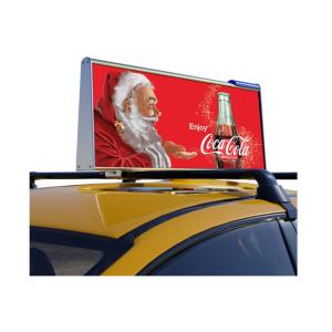 China 3.3mm Led Taxi Display Advertising Outdoor Unique Video sign on sale