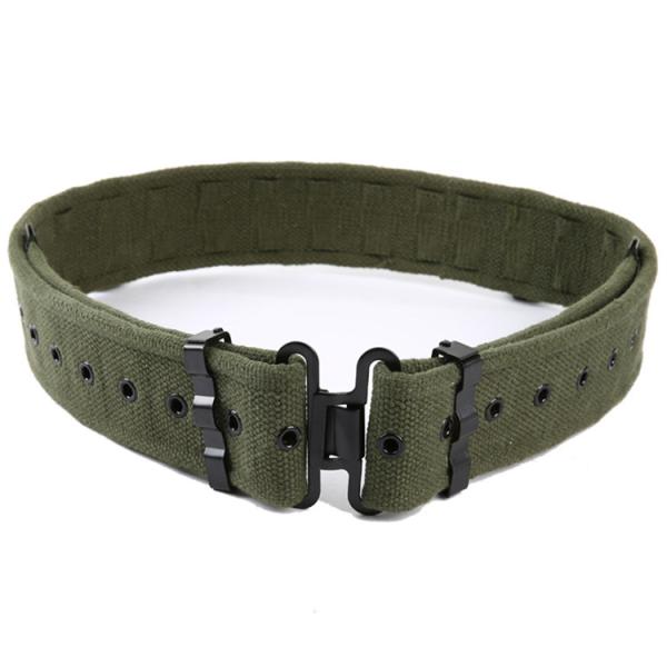 Cotton Army Elastic Belt Womens Military Elastic Waist Belt For Dresses
