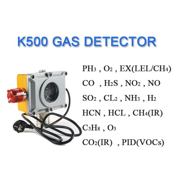 K500 LED Display Fixed Hydrogen Gas Detector Ex D IIC T6 Explosion Proof