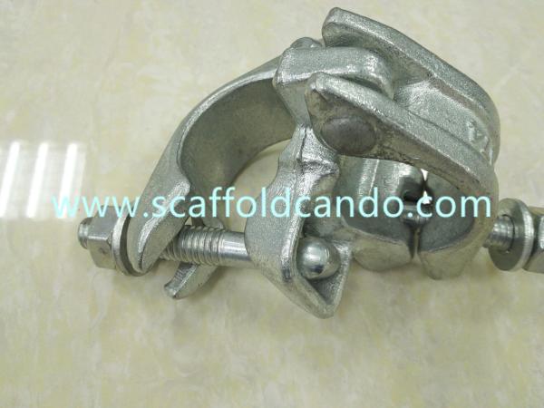 Quality Good loading bearing strength Q235 forged double coupler for connecting OD43mm pipe in scaffolding project for sale