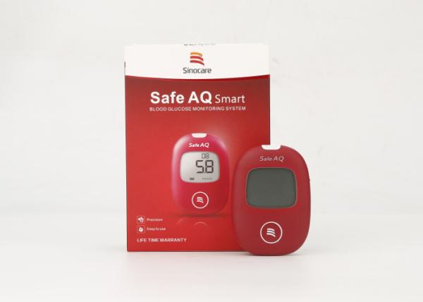Quality 10 Test Results Home Glucose Meter Blood Level Monitoring System FAD-GDH Enzyme CV＜6% for sale