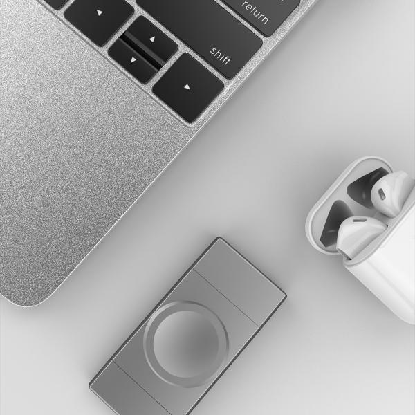 Compact Size Dual Interface USB A & USB C Wireless Watch Charger For Apple Watch And Samsung Watch