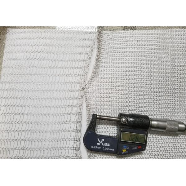 Single 0.25mm Knitted Wire Mesh 431 Type Titanium Wire Mesh Screen