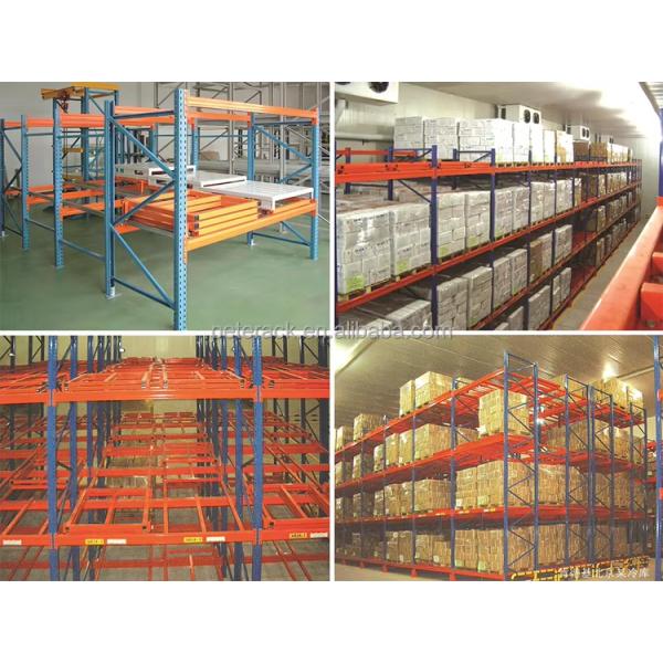 Push Back Racking side view