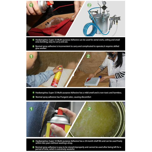 Professional Supplier Aerosol Little Bubble Spray Adhesive Foam Adhesive Glue