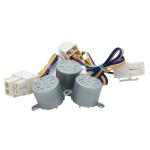 12 Volt Pm Geared Stepper Motor With Encoder 11.25 Degree Low Noise For