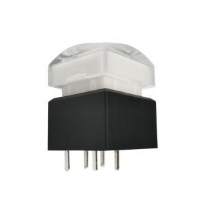 Square Push Button RGB Illuminated LED Switch 15x15