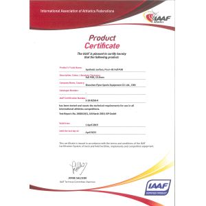 Shenzhen Flyon Sports Co., Ltd. Certifications