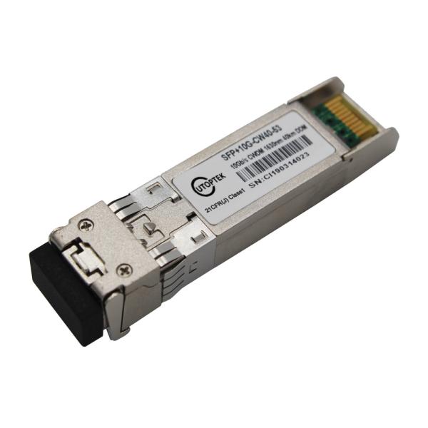 10G DWDM SFP+ 40km C17~C61 100GHz DWDM EML sfp transceiver module for cisco/huawei/H3C/Juniper/Arista