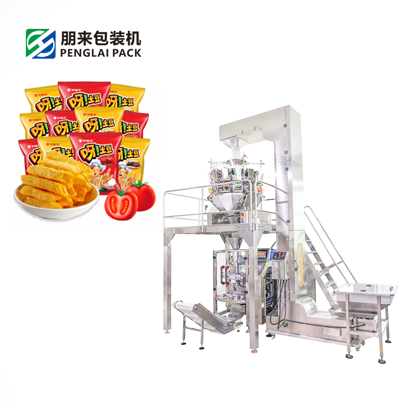 China Multi Function weighing packaging machine 10-14 head packing machine potato chips packaging machine vacuum packaging machine weight packing machine on sale