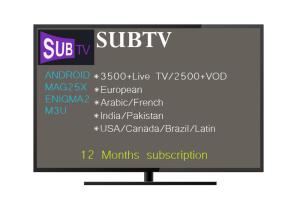 China Best IPTV German Europe SUBTV Account 3500+ Channels Free IPTV Software Download on sale