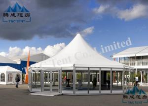 China UV Resistant Pagoda Replacement Canopy With Sandwich Panel Walls And ABS Walls on sale