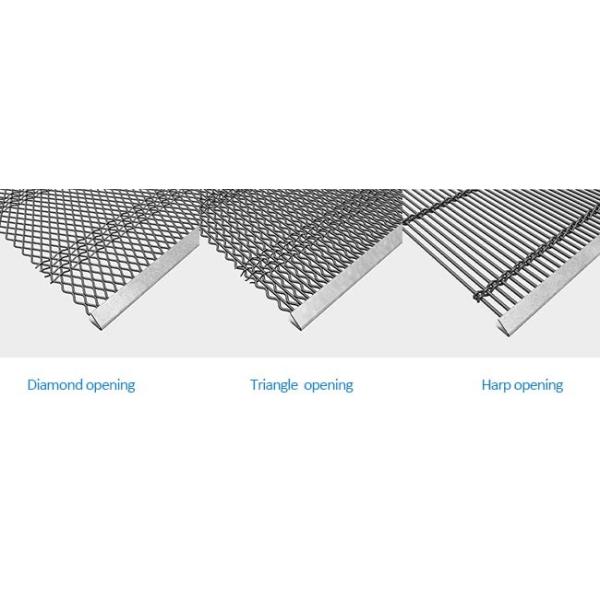 Heavy Duty Mining Screen Mesh Anti Clogging Large Openings