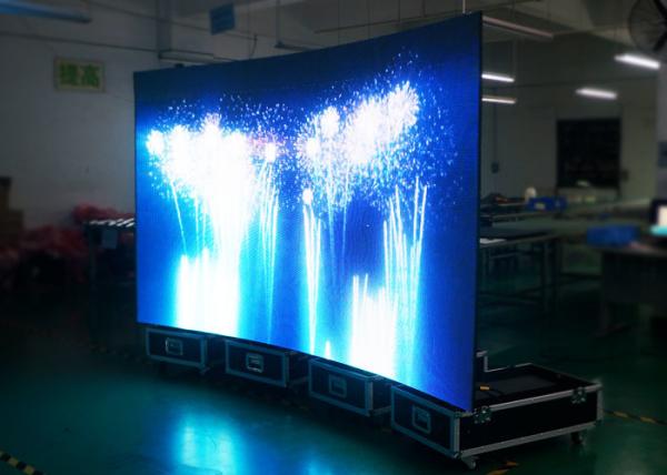 Quality Lightweight Roll Up Foldable LED Screen 6mm Video Wall Displays 11Kgs / Sqm for sale