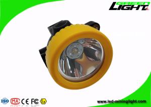 China High Safety LED Miners Cap Lamp Rechargeable 1000 Battery Cycles Light - Weighted on sale