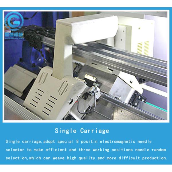 Computerized Three System 52 Inch Blanket Knitting Machine Home