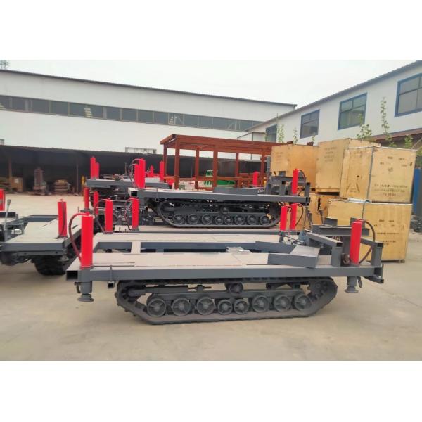 Diesel Engine And Rubber Crawler 4MT Loading Track Transporter Ultimate Transport Solution